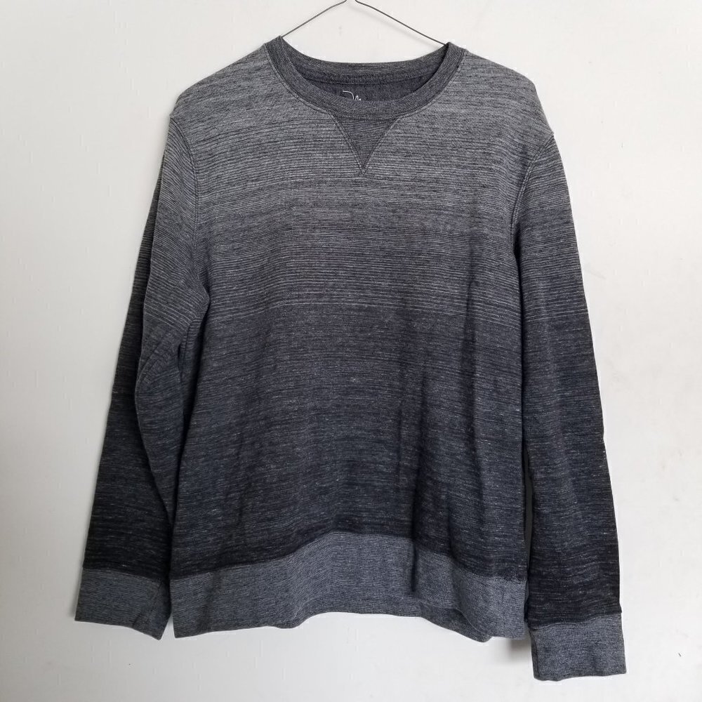Marc Anthony Striped Ombre Cotton Sweatshirt Sz XL
